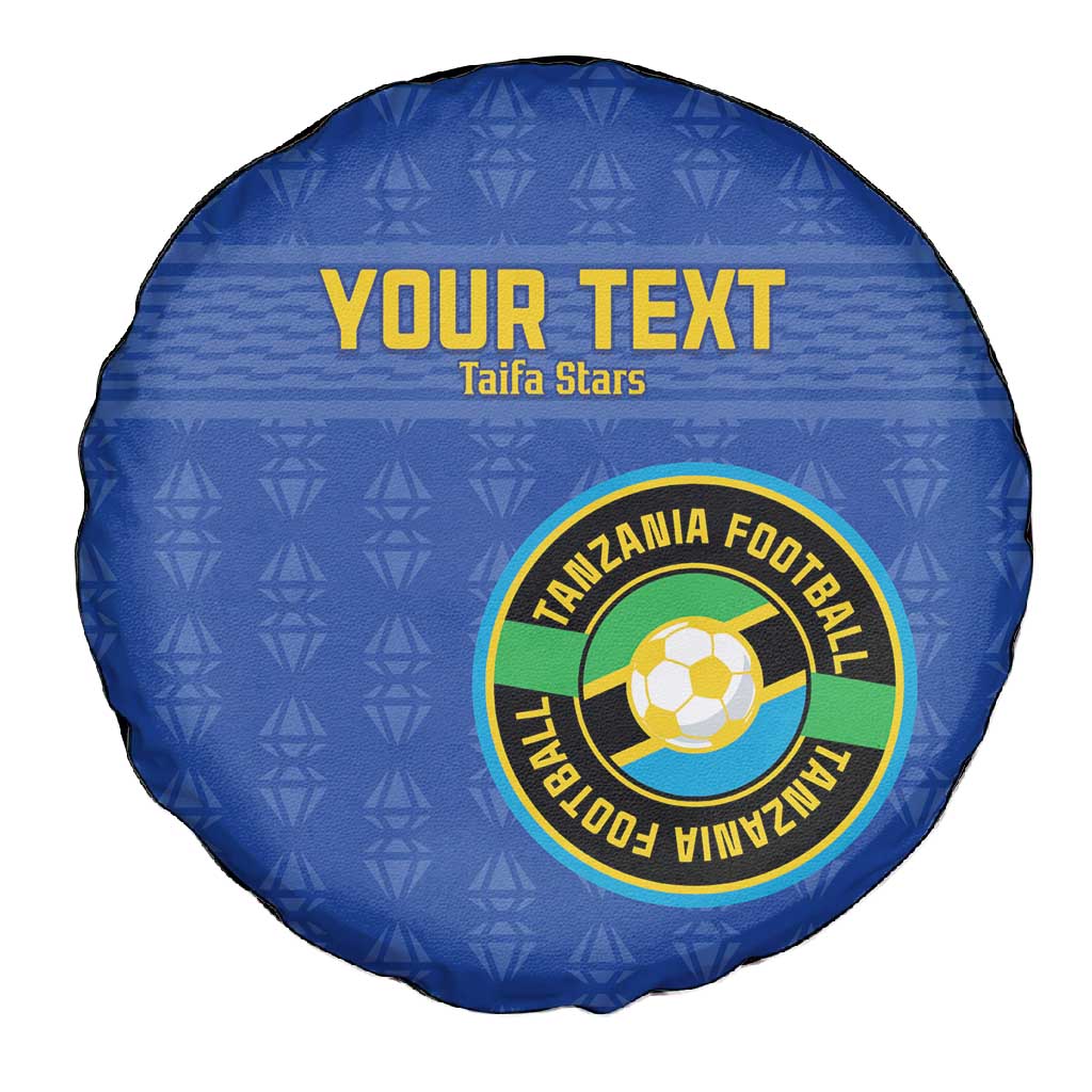 Custom Tanzania Football Spare Tire Cover Taifa Stars Go Champions