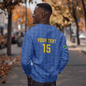 Custom Tanzania Football Sweatshirt Taifa Stars Go Champions