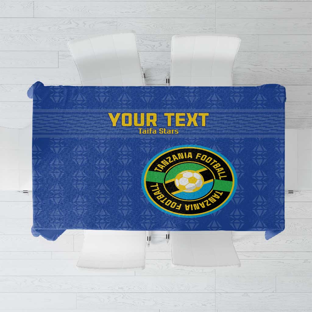 Custom Tanzania Football Tablecloth Taifa Stars Go Champions