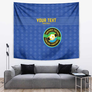 Custom Tanzania Football Tapestry Taifa Stars Go Champions