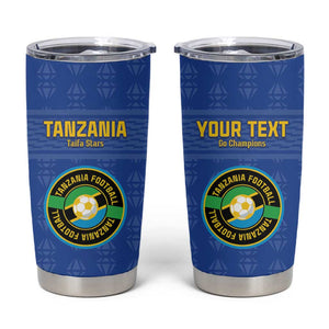 Custom Tanzania Football Tumbler Cup Taifa Stars Go Champions