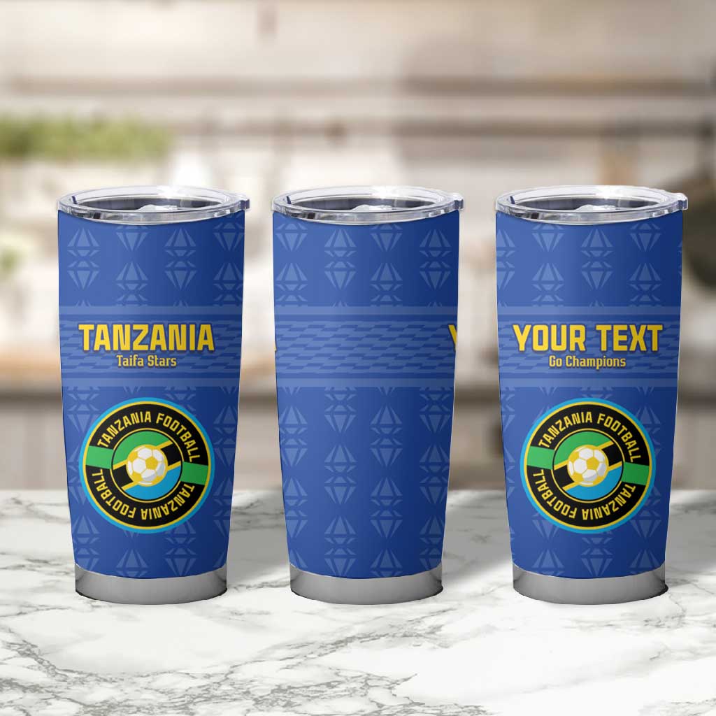Custom Tanzania Football Tumbler Cup Taifa Stars Go Champions