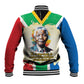 Nelson Mandela International Day 46664 Baseball Jacket Its In Our Hands - Batik Pattern - African Pride