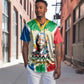Nelson Mandela International Day 46664 Baseball Jersey Its In Our Hands - Batik Pattern - African Pride