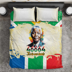 Nelson Mandela International Day 46664 Bedding Set Its In Our Hands - Batik Pattern - African Pride