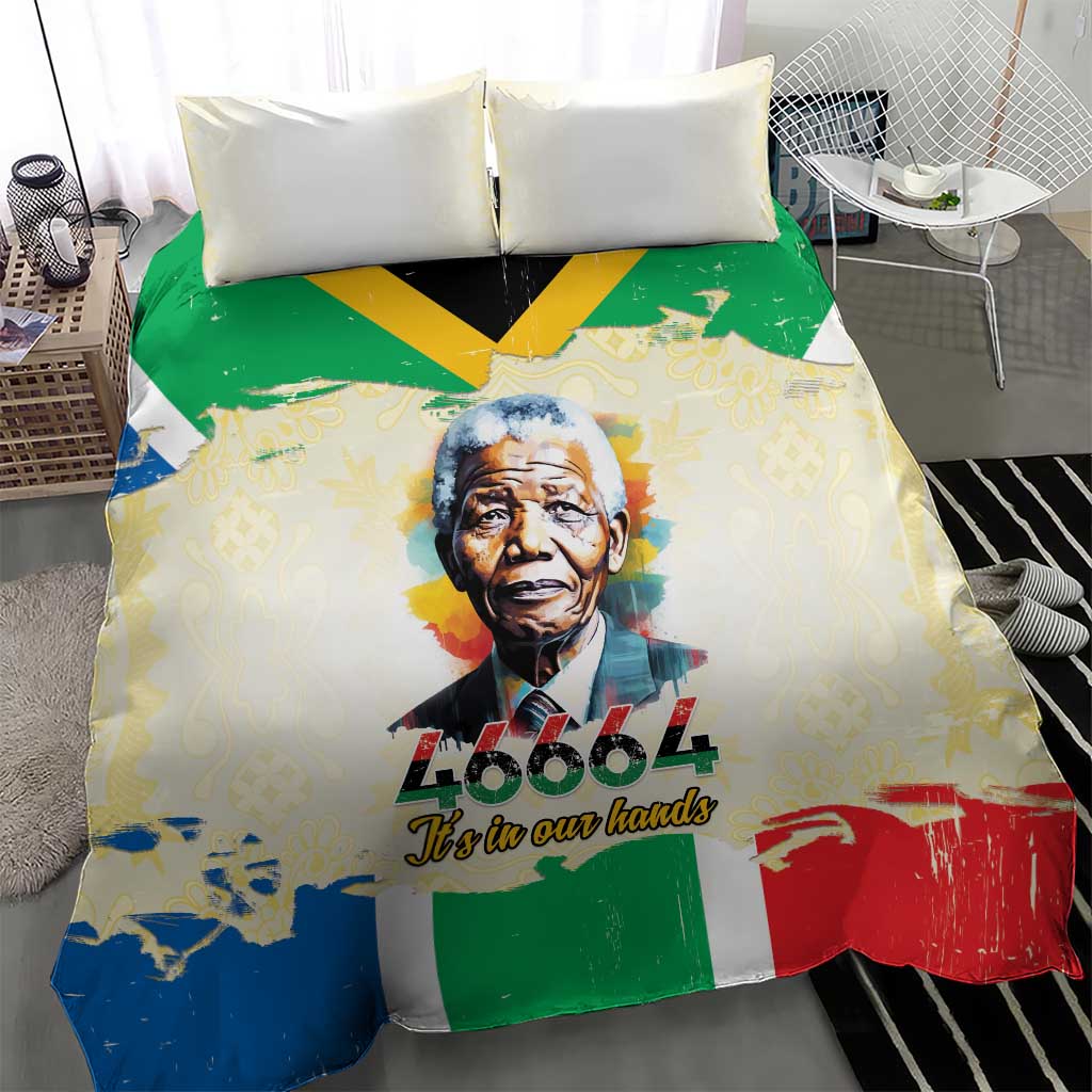 Nelson Mandela International Day 46664 Bedding Set Its In Our Hands - Batik Pattern - African Pride