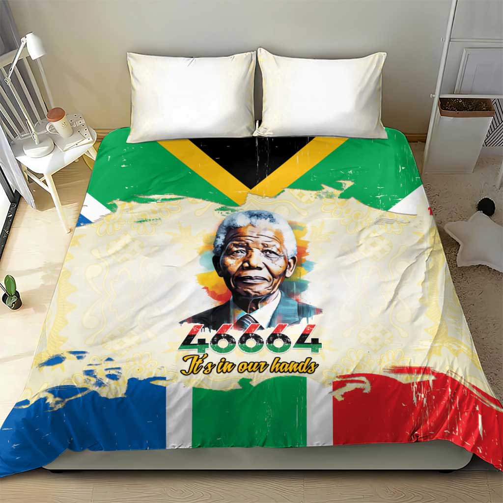 Nelson Mandela International Day 46664 Bedding Set Its In Our Hands - Batik Pattern - African Pride