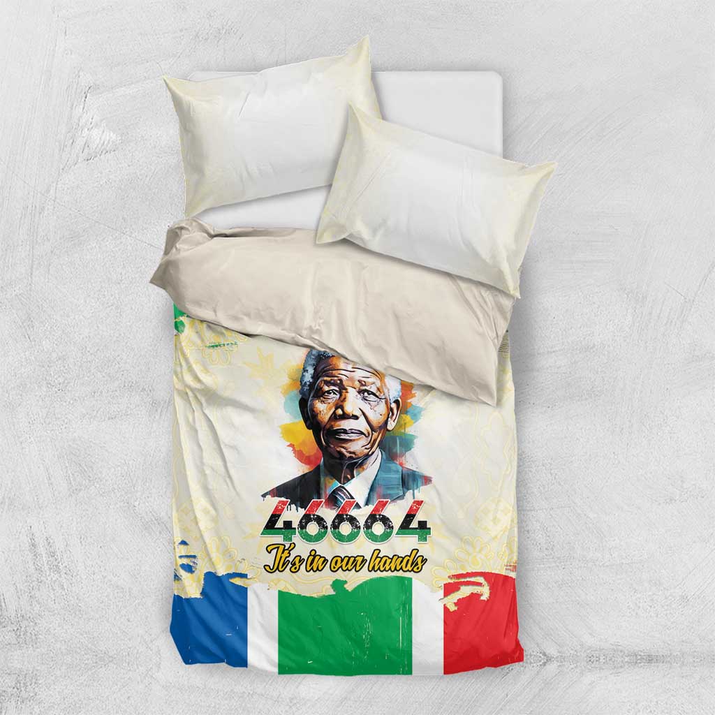 Nelson Mandela International Day 46664 Bedding Set Its In Our Hands - Batik Pattern - African Pride