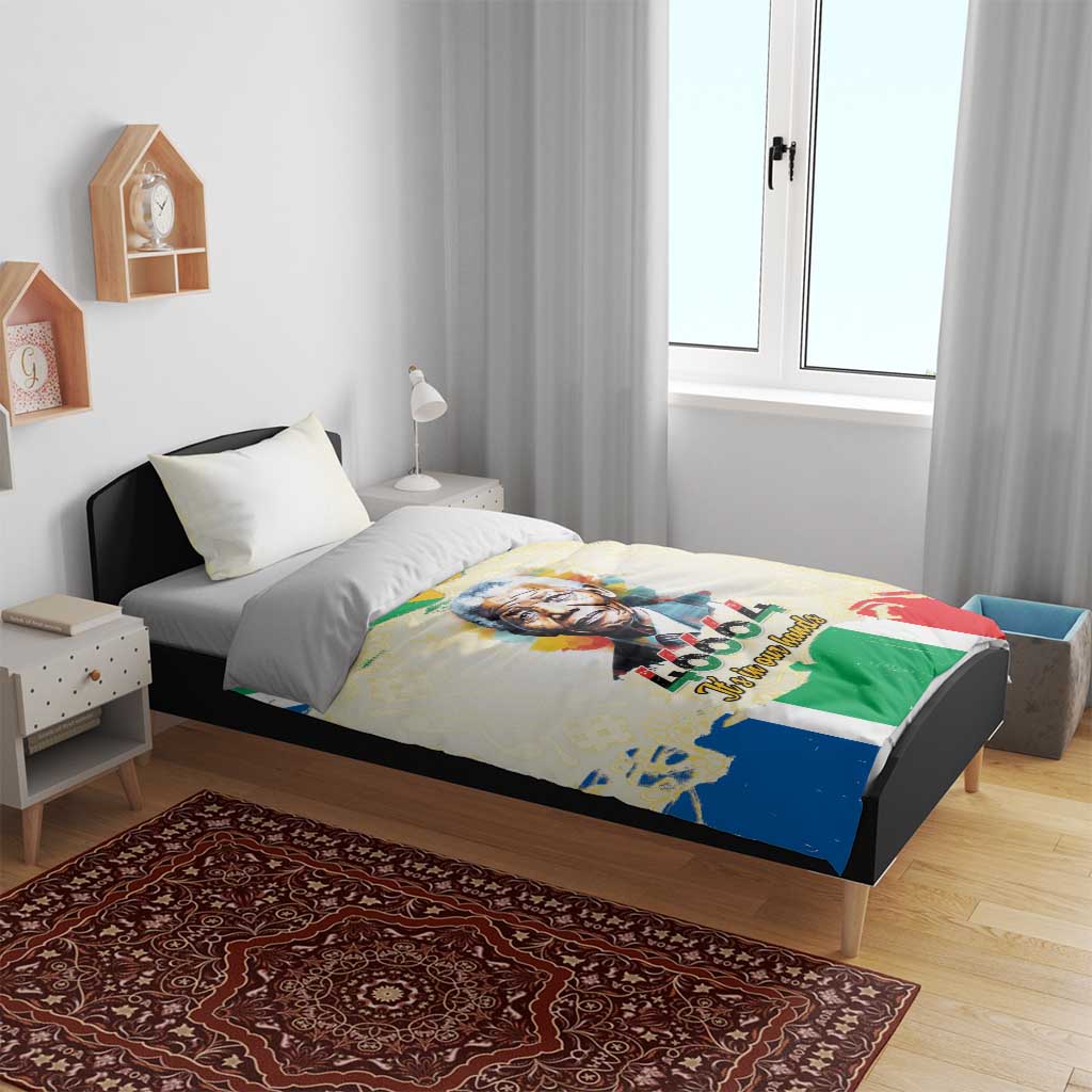 Nelson Mandela International Day 46664 Bedding Set Its In Our Hands - Batik Pattern - African Pride
