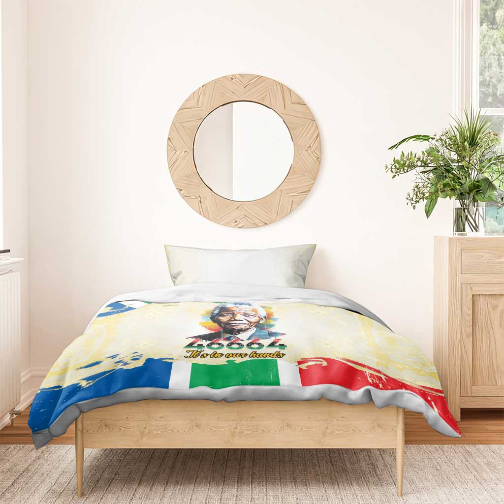 Nelson Mandela International Day 46664 Bedding Set Its In Our Hands - Batik Pattern - African Pride