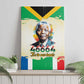 Nelson Mandela International Day 46664 Canvas Wall Art Its In Our Hands - Batik Pattern - African Pride