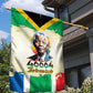 Nelson Mandela International Day 46664 Garden Flag Its In Our Hands - Batik Pattern - African Pride