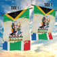 Nelson Mandela International Day 46664 Garden Flag Its In Our Hands - Batik Pattern - African Pride