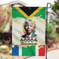 Nelson Mandela International Day 46664 Garden Flag Its In Our Hands - Batik Pattern - African Pride