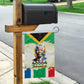 Nelson Mandela International Day 46664 Garden Flag Its In Our Hands - Batik Pattern - African Pride