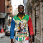 Nelson Mandela International Day 46664 Long Sleeve Button Shirt Its In Our Hands - Batik Pattern - African Pride