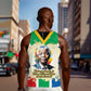 Nelson Mandela International Day 46664 Men Tank Top Its In Our Hands - Batik Pattern - African Pride