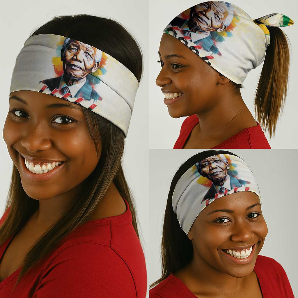 Nelson Mandela International Day 46664 Neck Gaiter Its In Our Hands - Batik Pattern LT15