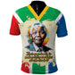 Nelson Mandela International Day 46664 Polo Shirt Its In Our Hands - Batik Pattern - African Pride