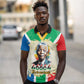 Nelson Mandela International Day 46664 Polo Shirt Its In Our Hands - Batik Pattern - African Pride
