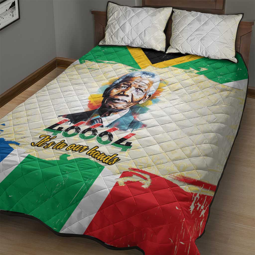 Nelson Mandela International Day 46664 Quilt Bed Set Its In Our Hands - Batik Pattern - African Pride