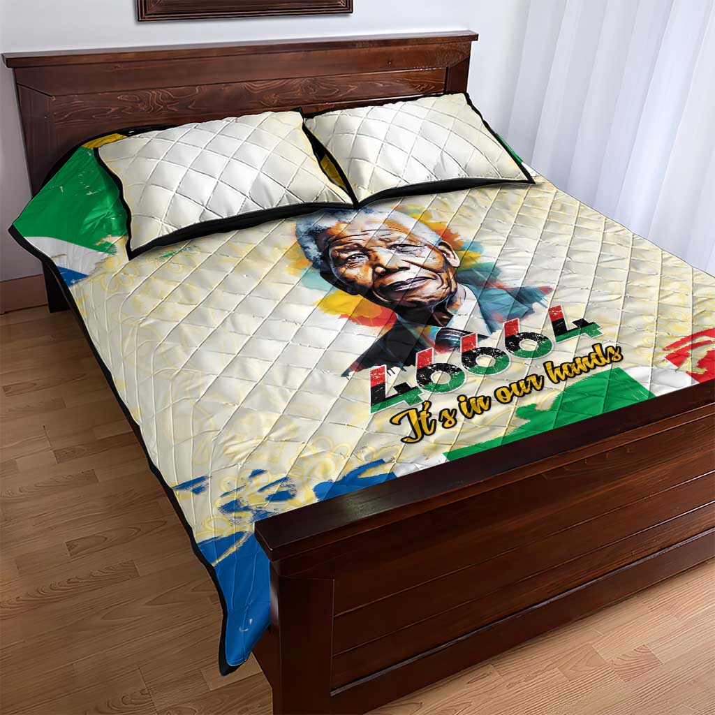Nelson Mandela International Day 46664 Quilt Bed Set Its In Our Hands - Batik Pattern - African Pride