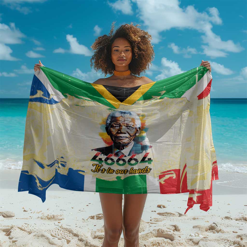 Nelson Mandela International Day 46664 Sarong Its In Our Hands - Batik Pattern - African Pride