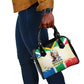 Nelson Mandela International Day 46664 Shoulder Handbag Its In Our Hands - Batik Pattern - African Pride