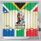 Nelson Mandela International Day 46664 Shower Curtain Its In Our Hands - Batik Pattern - African Pride