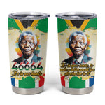 Nelson Mandela International Day 46664 Tumbler Cup Its In Our Hands - Batik Pattern LT15