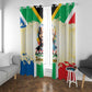 Nelson Mandela International Day 46664 Window Curtain Its In Our Hands - Batik Pattern - African Pride