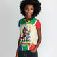 Nelson Mandela International Day 46664 Women Polo Shirt Its In Our Hands - Batik Pattern - African Pride