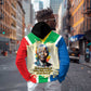 Nelson Mandela International Day 46664 Zip Hoodie Its In Our Hands - Batik Pattern - African Pride