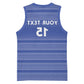Custom Liberia Football Basketball Jersey African Tribal Pattern - Blue Jersey - African Pride
