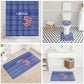Liberia Football Bathroom Set Women Blue Jersey