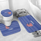 Liberia Football Bathroom Set Women Blue Jersey