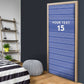 Custom Liberia Football Door Cover Women Blue Jersey