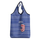 Liberia Football Grocery Bag African Tribal Pattern - Blue Jersey - African Pride