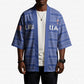 Custom Liberia Football Kimono Women Blue Jersey