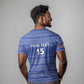 Custom Liberia Football T shirt African Tribal Pattern - Blue Jersey - African Pride