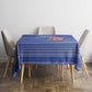 Liberia Football Tablecloth African Tribal Pattern - Blue Jersey - African Pride