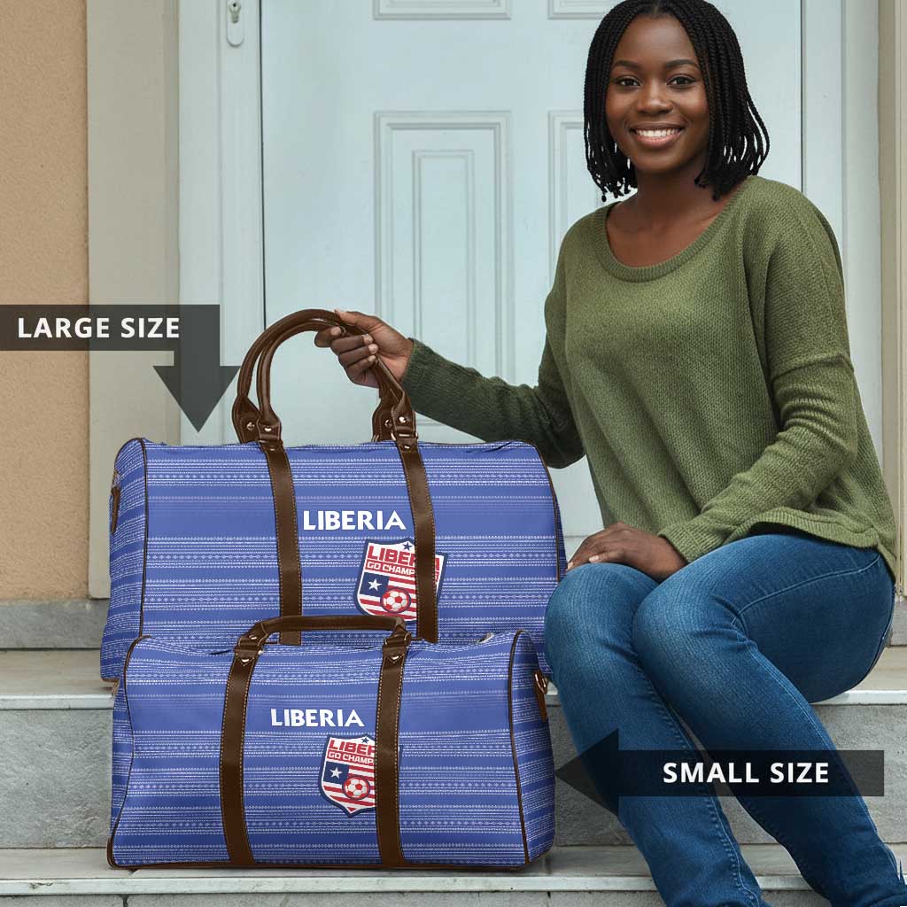 Liberia Football Travel Bag Women Blue Jersey
