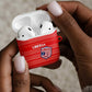 Liberia Football AirPods Case Women Red Jersey