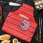 Liberia Football Apron Women Red Jersey