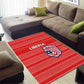 Liberia Football Area Rug African Tribal Pattern - Red Jersey - African Pride