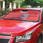 Liberia Football Auto Sun Shade Women Red Jersey