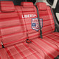 Liberia Football Back Car Seat Cover African Tribal Pattern - Red Jersey - African Pride