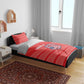 Liberia Football Bedding Set African Tribal Pattern - Red Jersey - African Pride