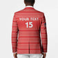 Custom Liberia Football Blazer Women Red Jersey