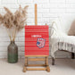 Liberia Football Canvas Wall Art African Tribal Pattern - Red Jersey - African Pride